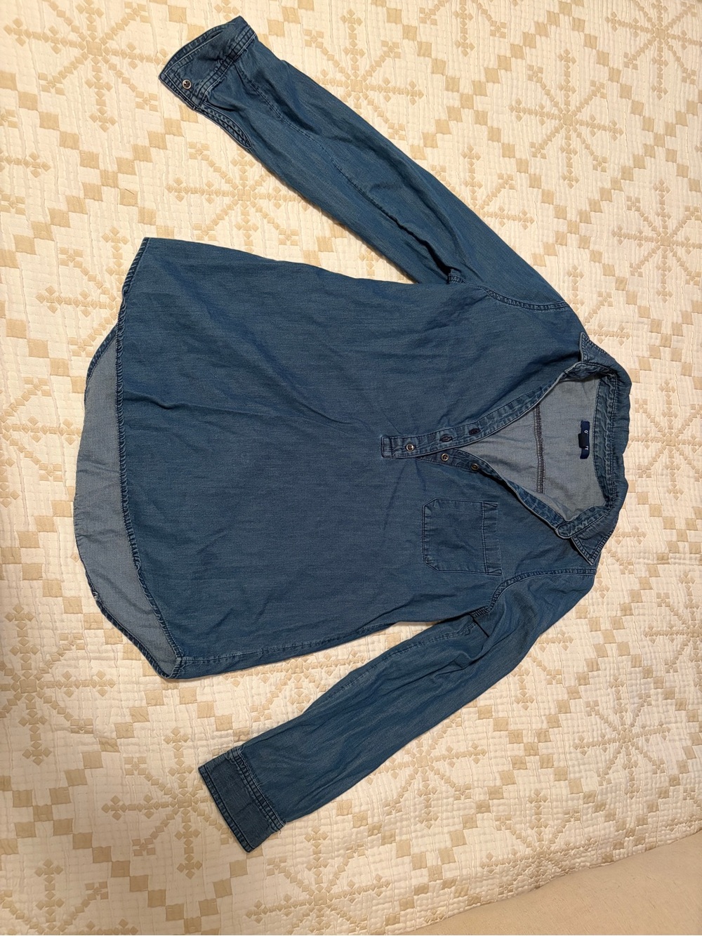 Old Navy Women’s Denim Button-Down Shirt